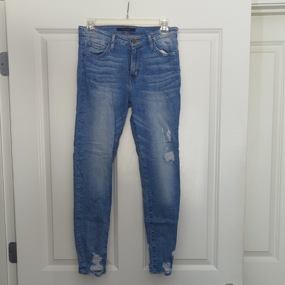 Flying Monkey Blue Skinny Jeans Distressed Casual